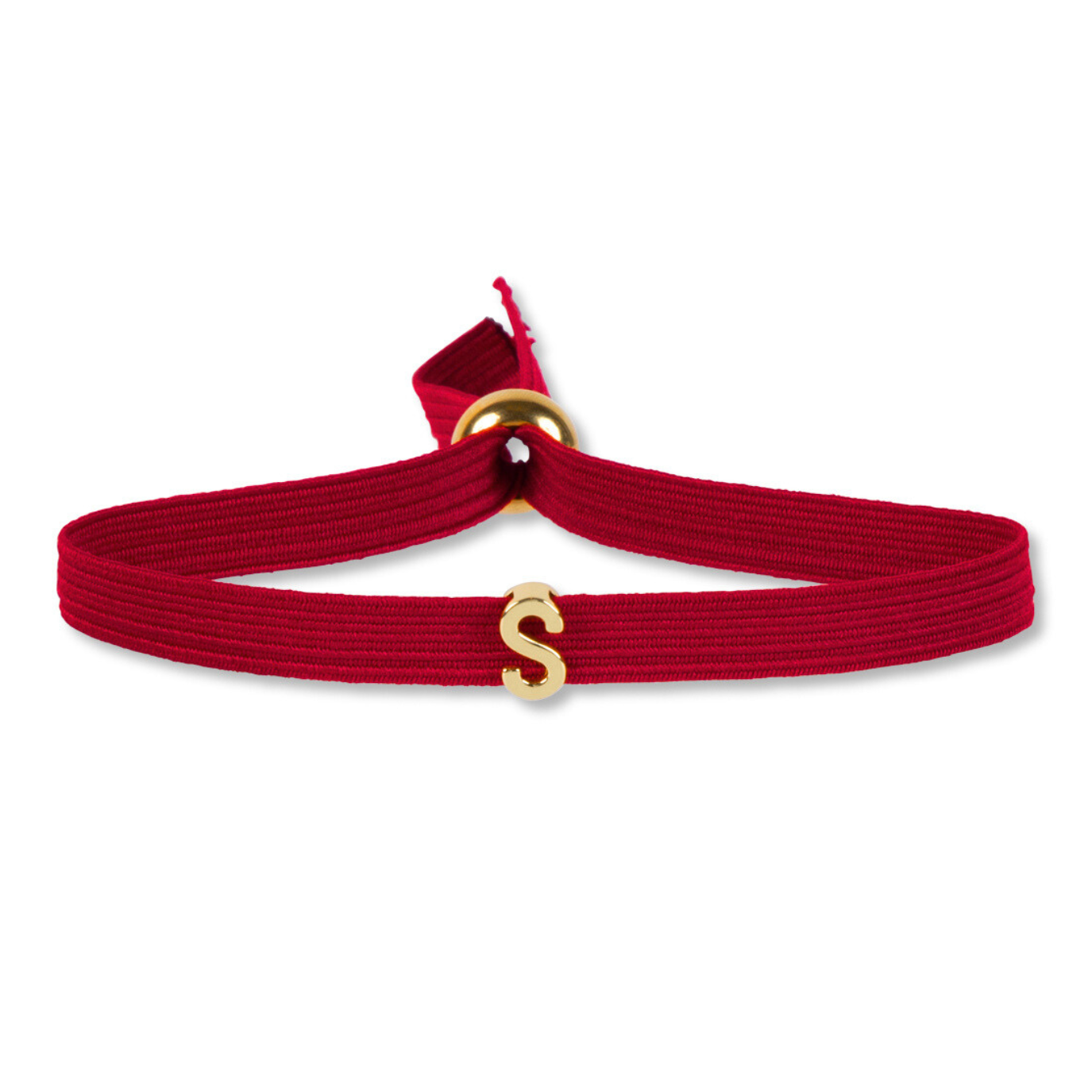 Elastic initial bracelet