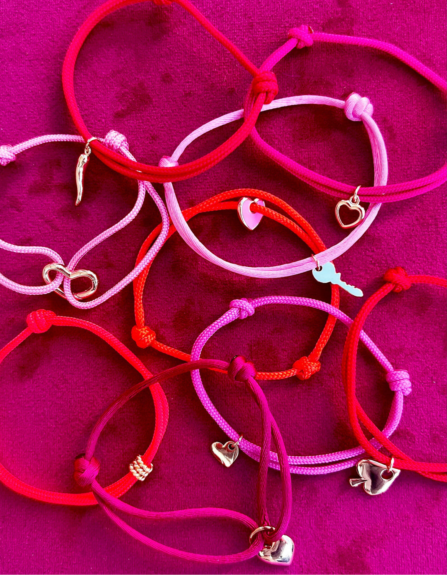 Nylon spicy chili bracelet