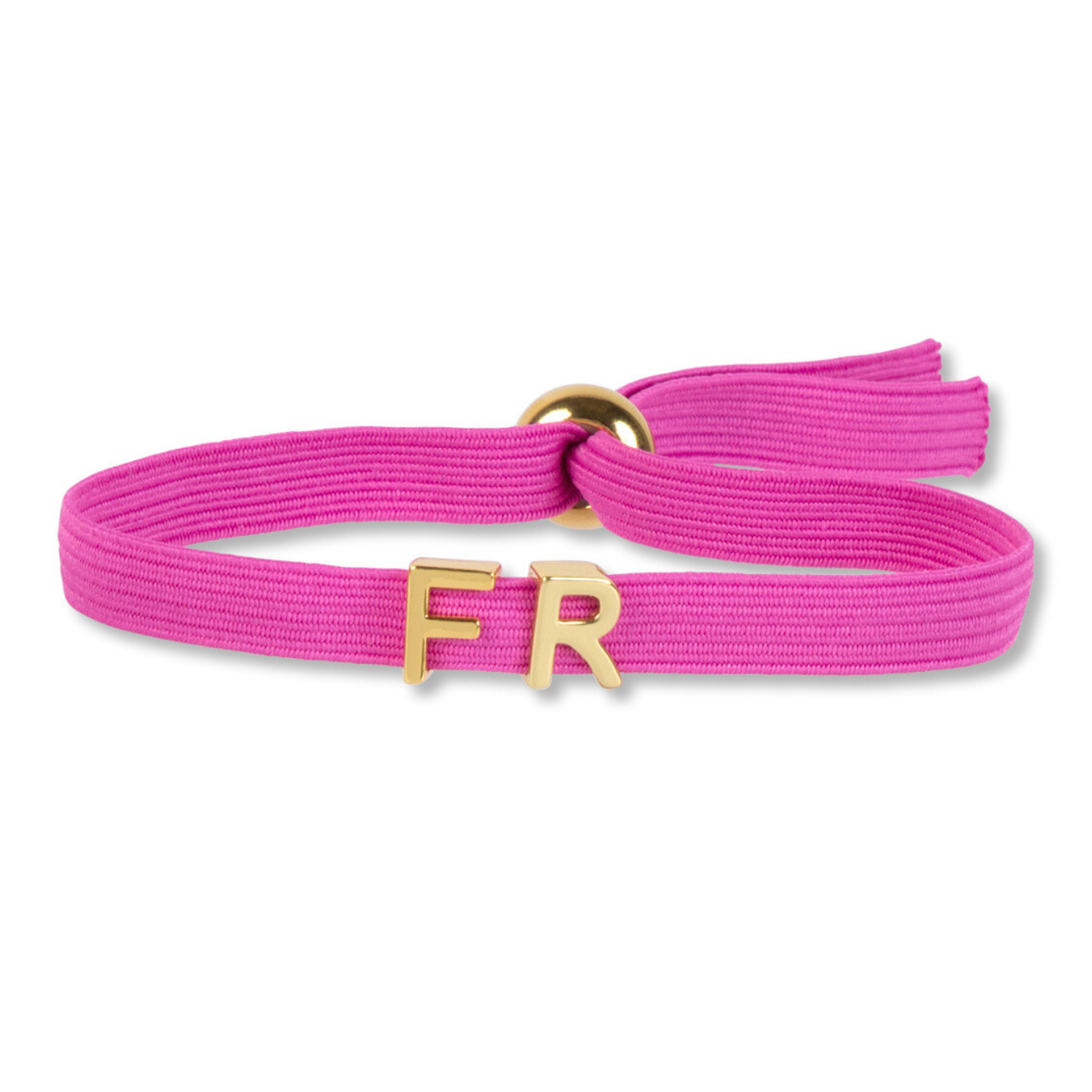 Elastic initial bracelet