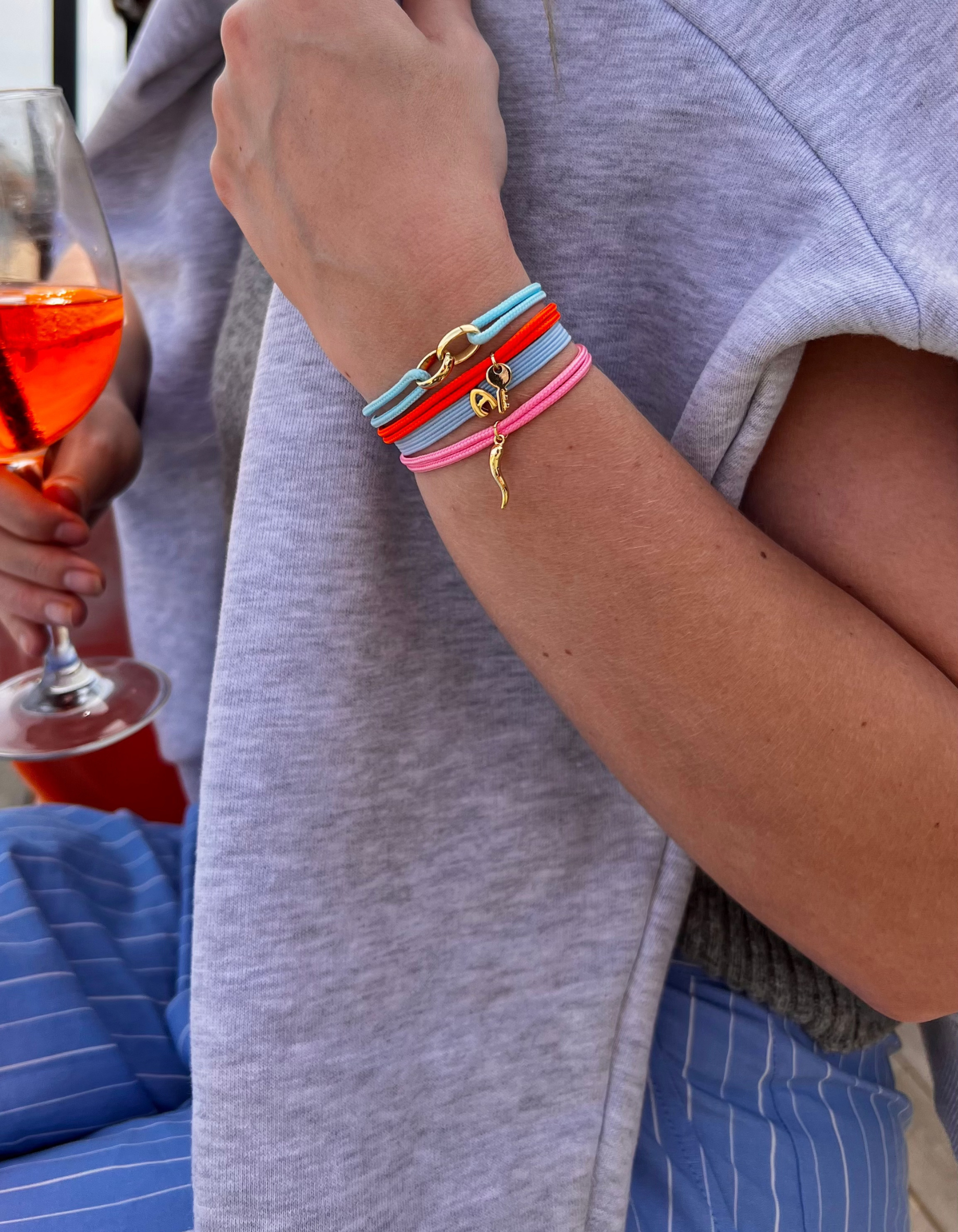 Nylon spicy chili bracelet
