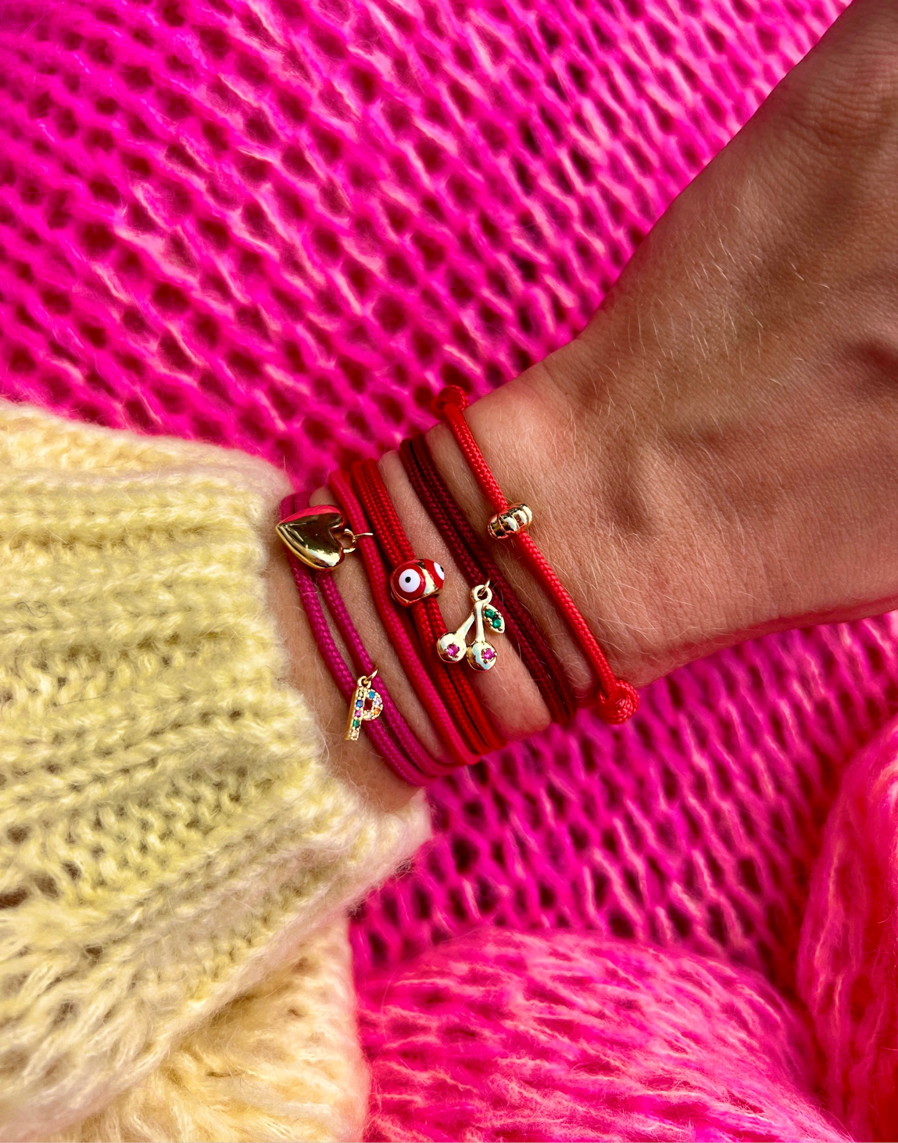 Limited nylon bloom bracelet