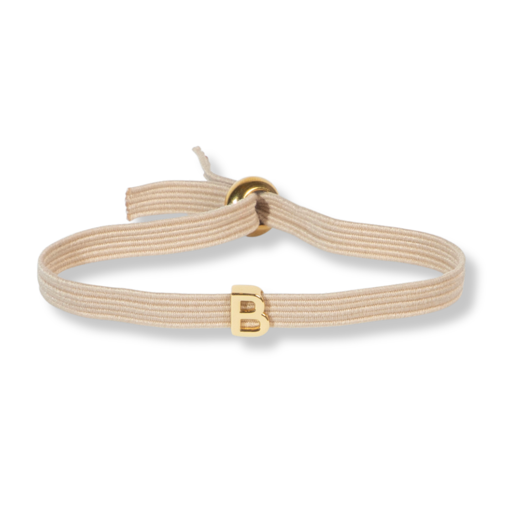 Elastic initial bracelet