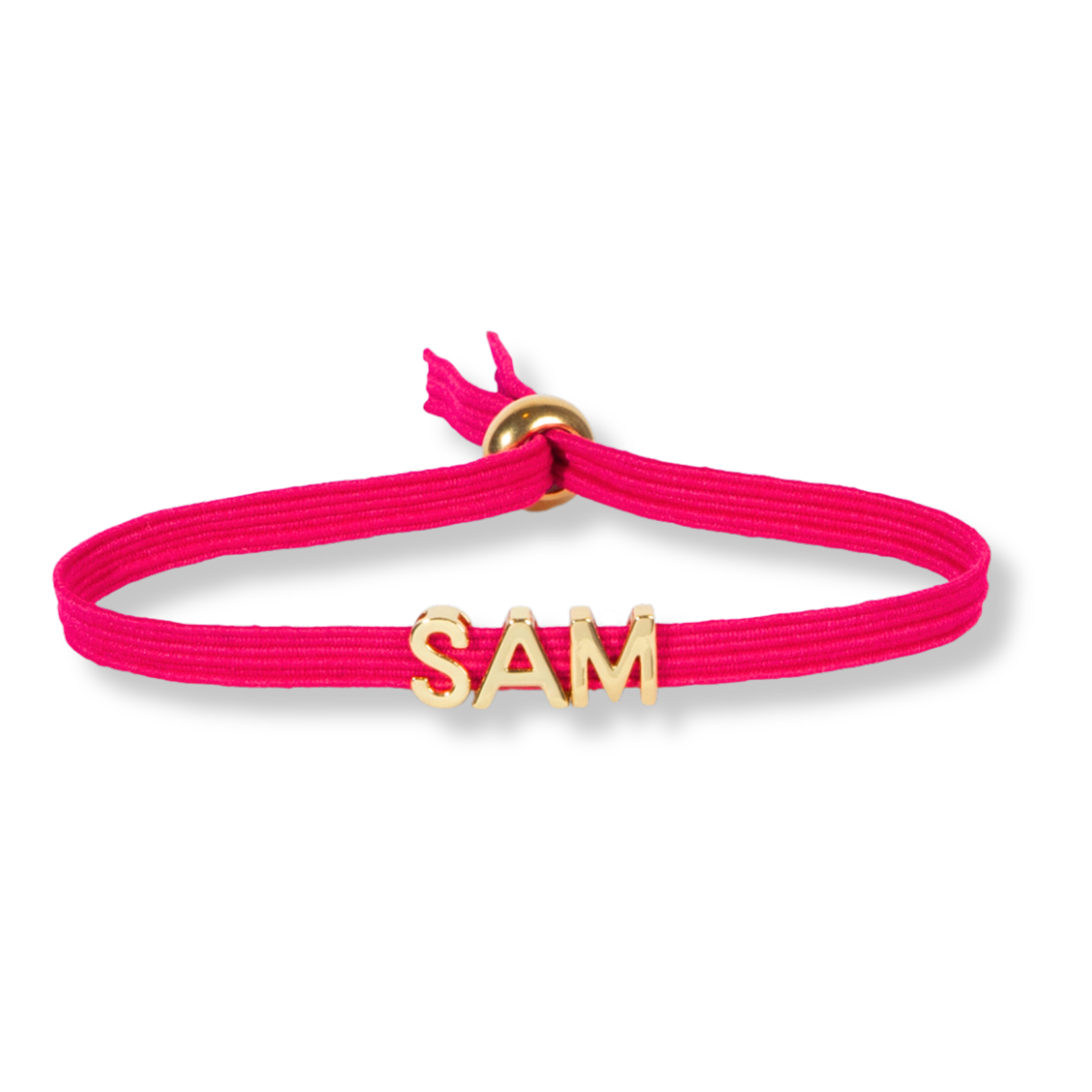 Elastic initial bracelet