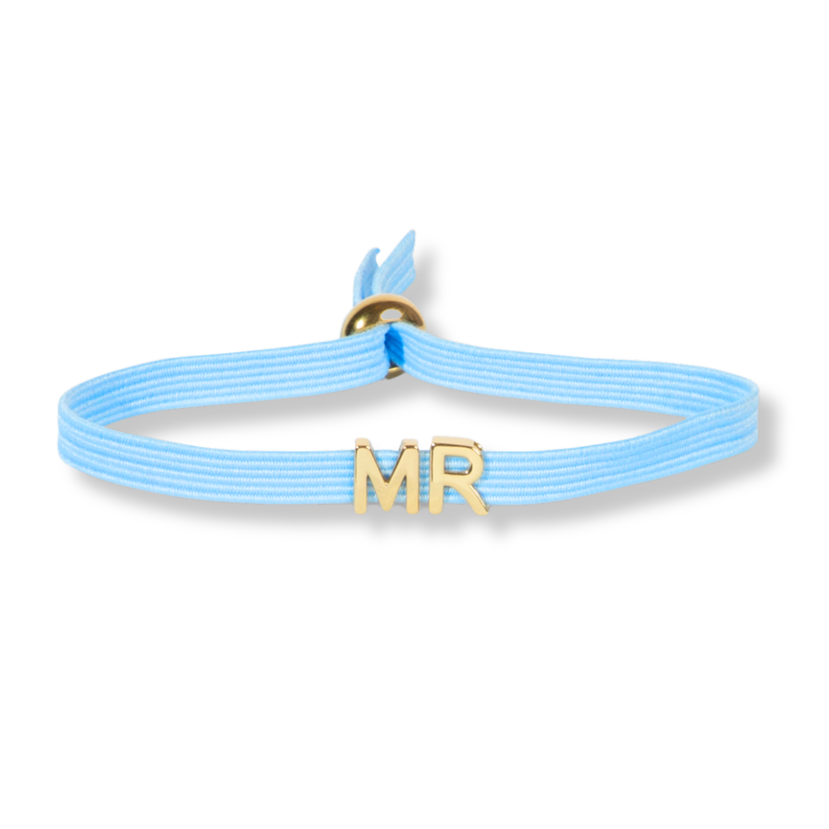 Elastic initial bracelet