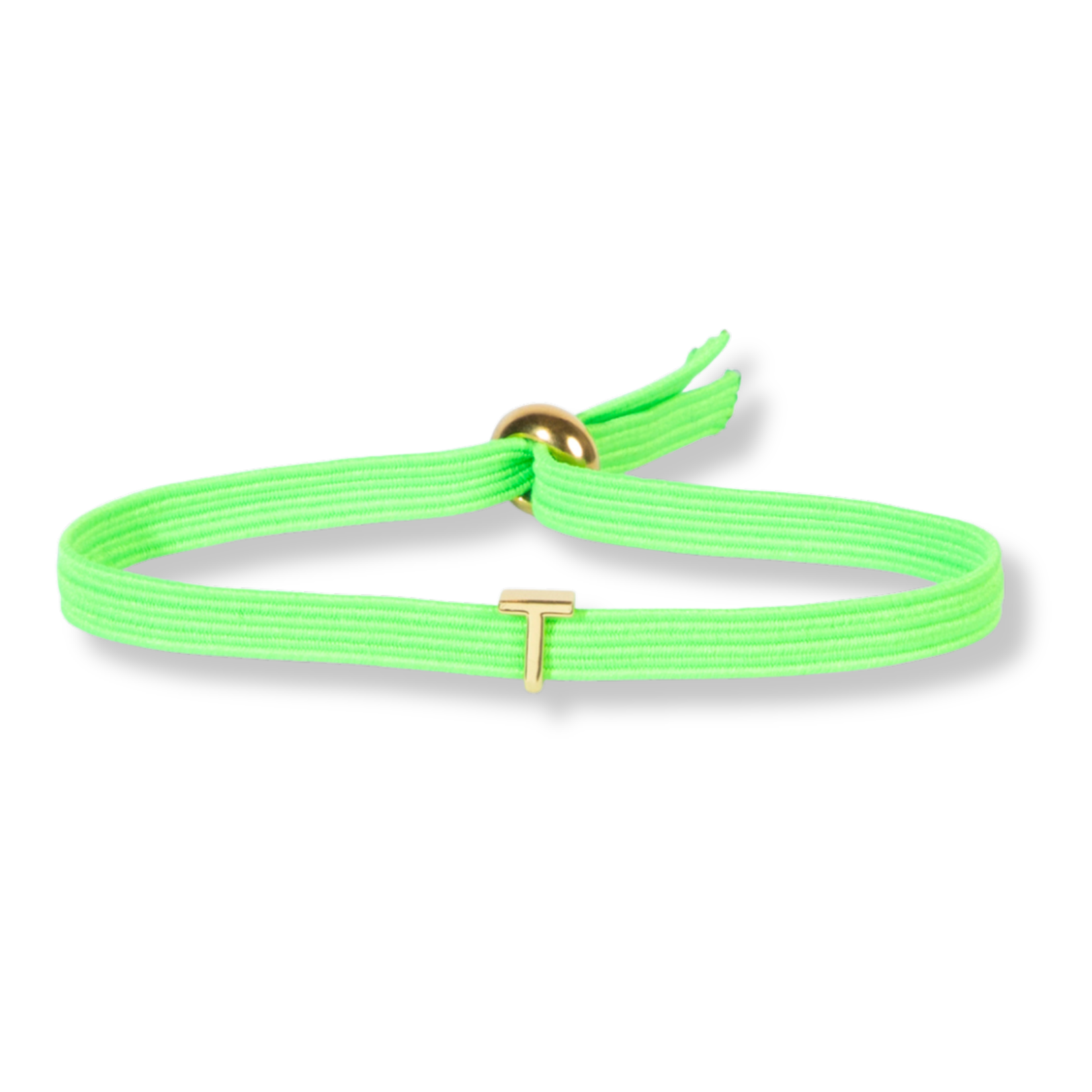 Elastic initial bracelet