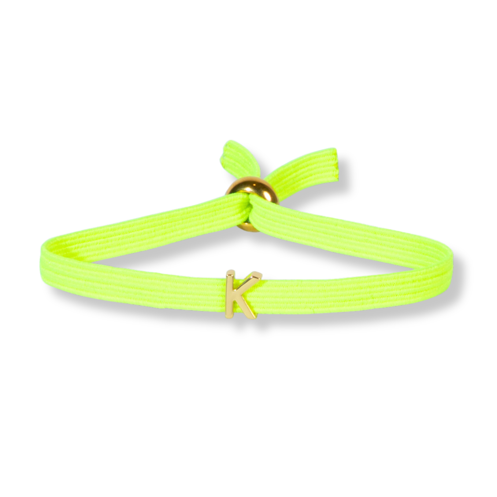 Elastic initial bracelet
