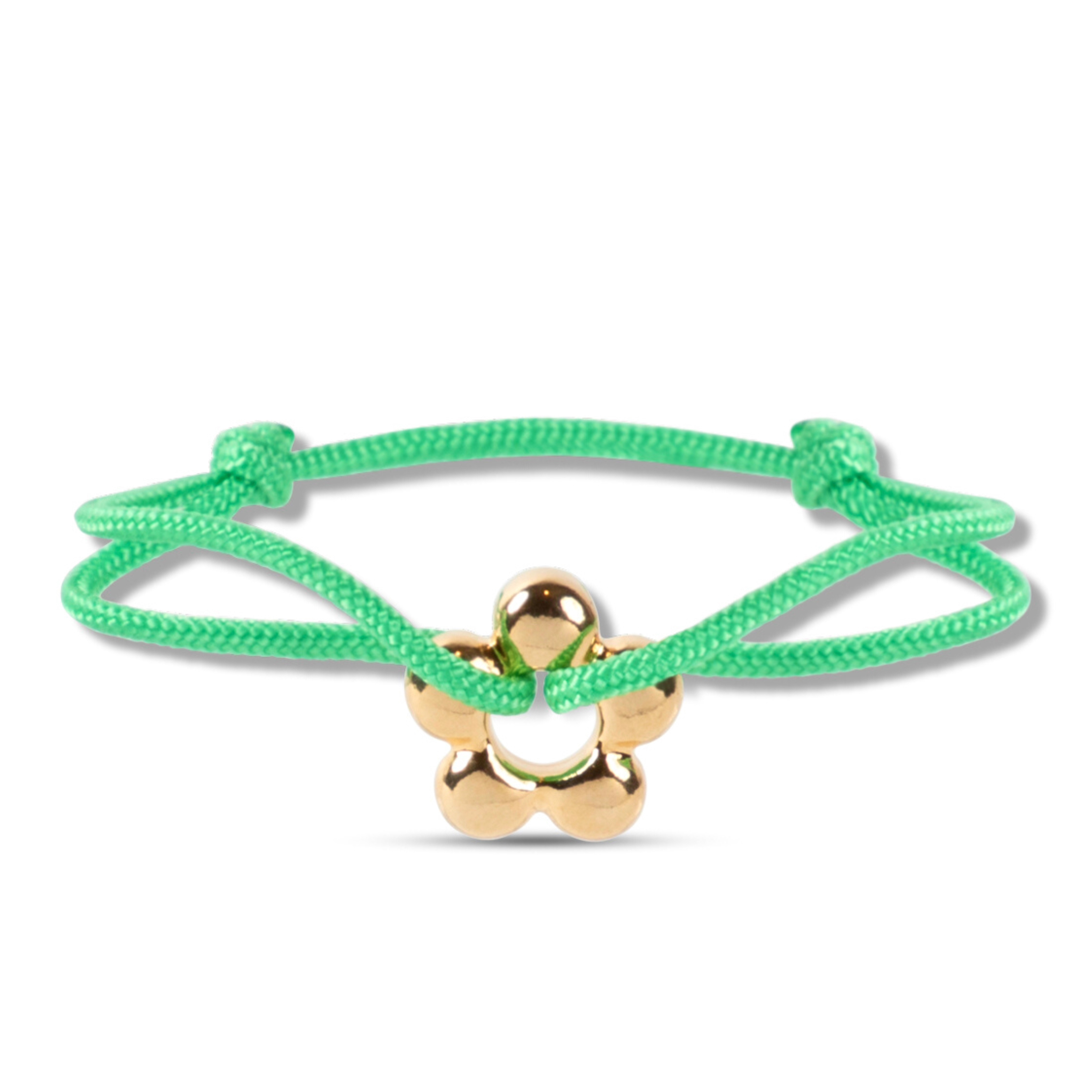 Satin flower bracelet
