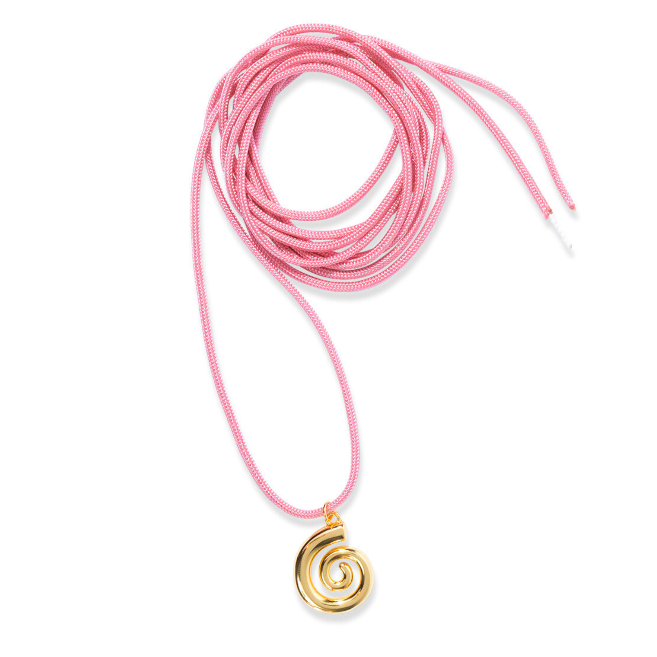 Nylon swirl necklace