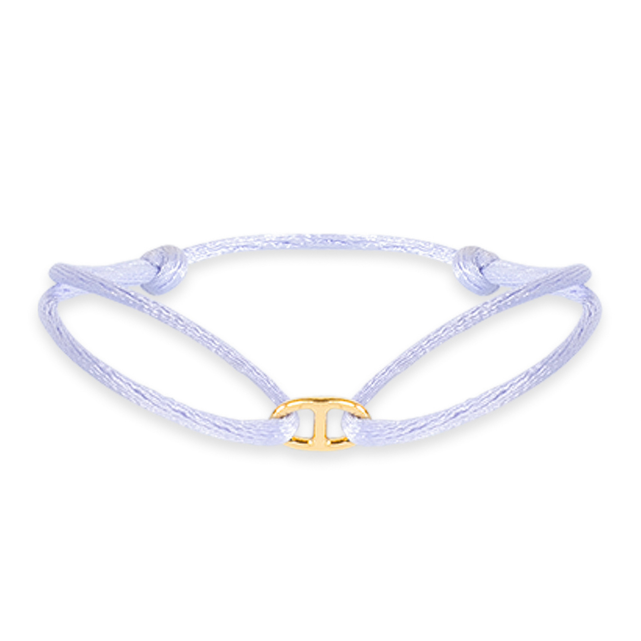 Satin link bracelet