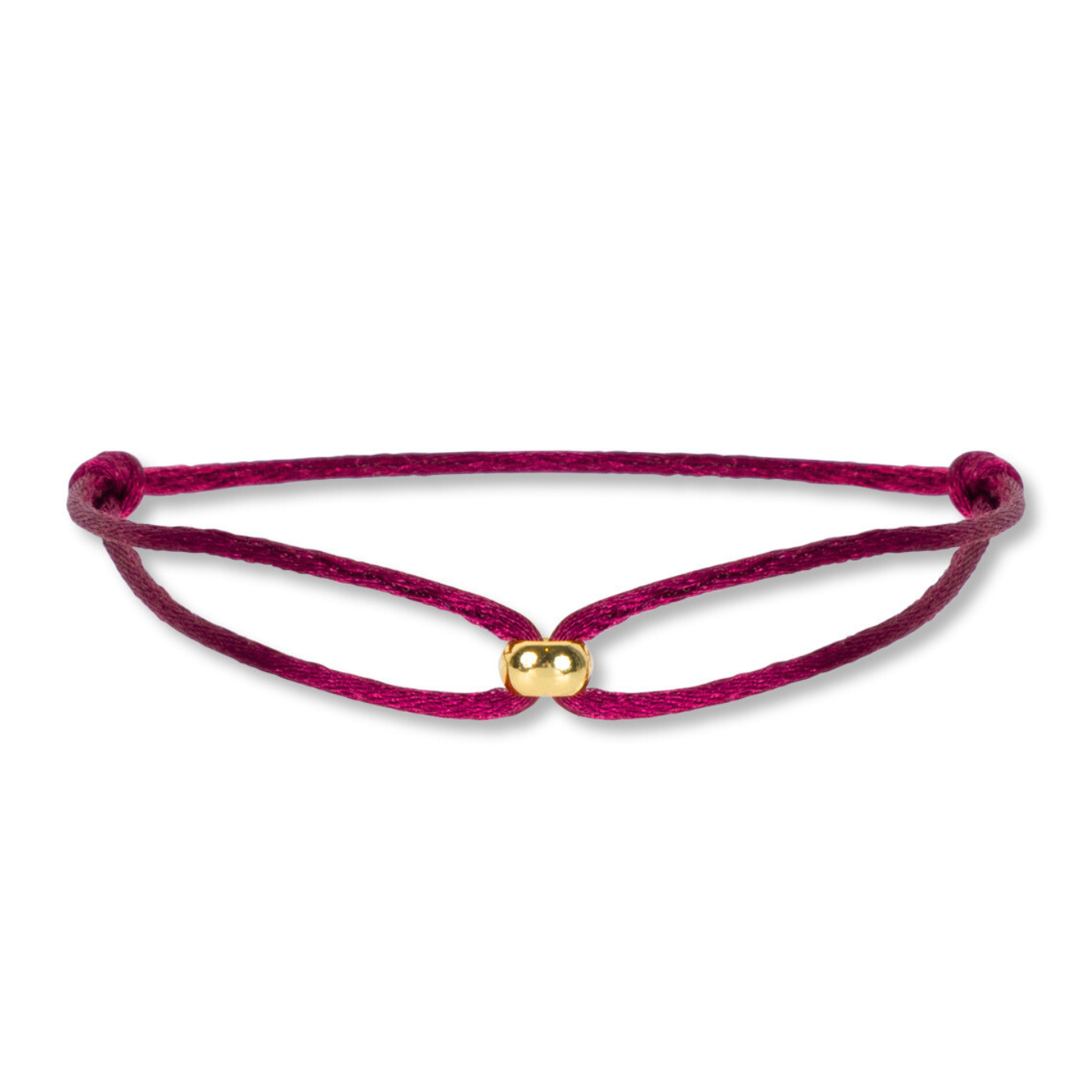 Satin mini round bracelet