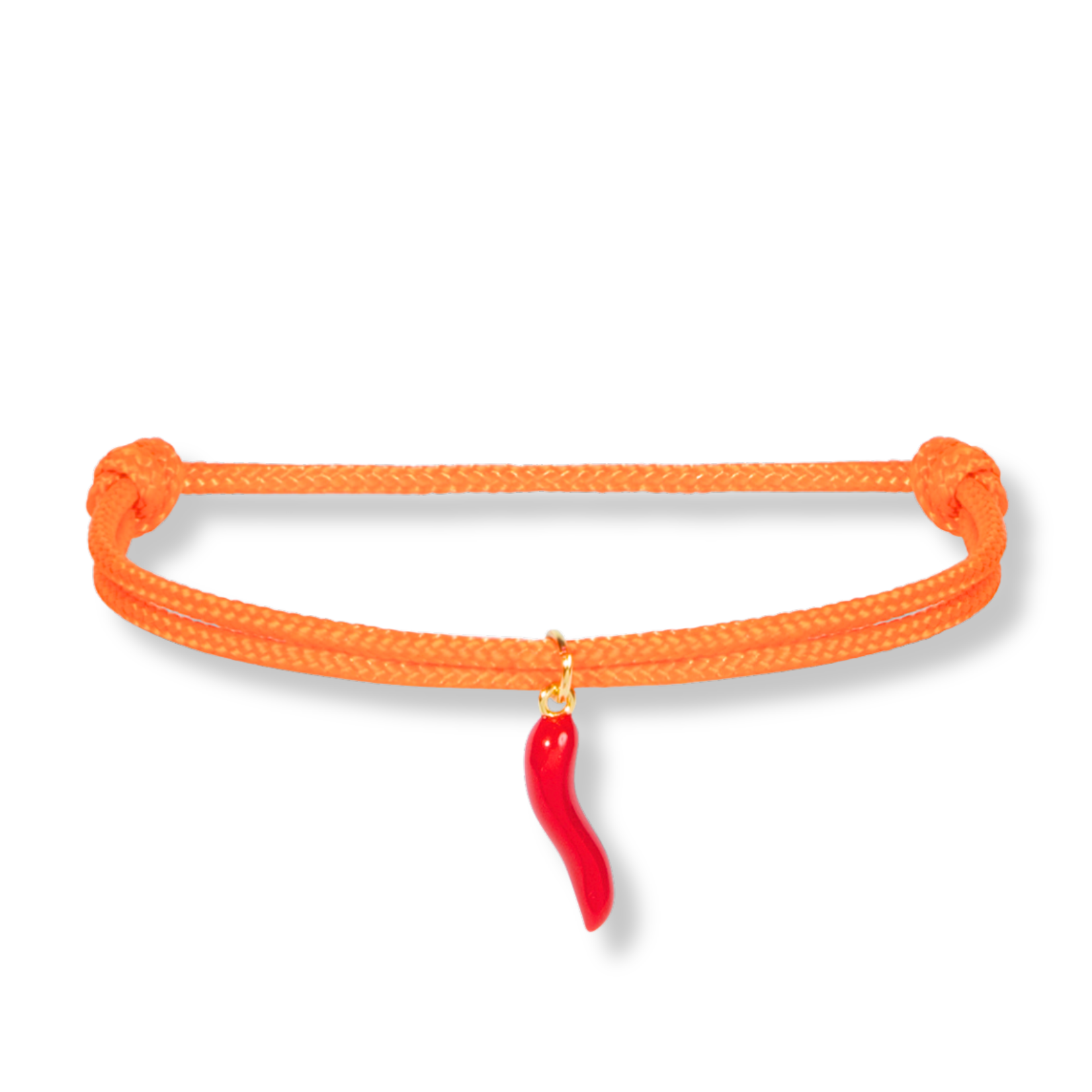 Nylon red chili pepper bracelet