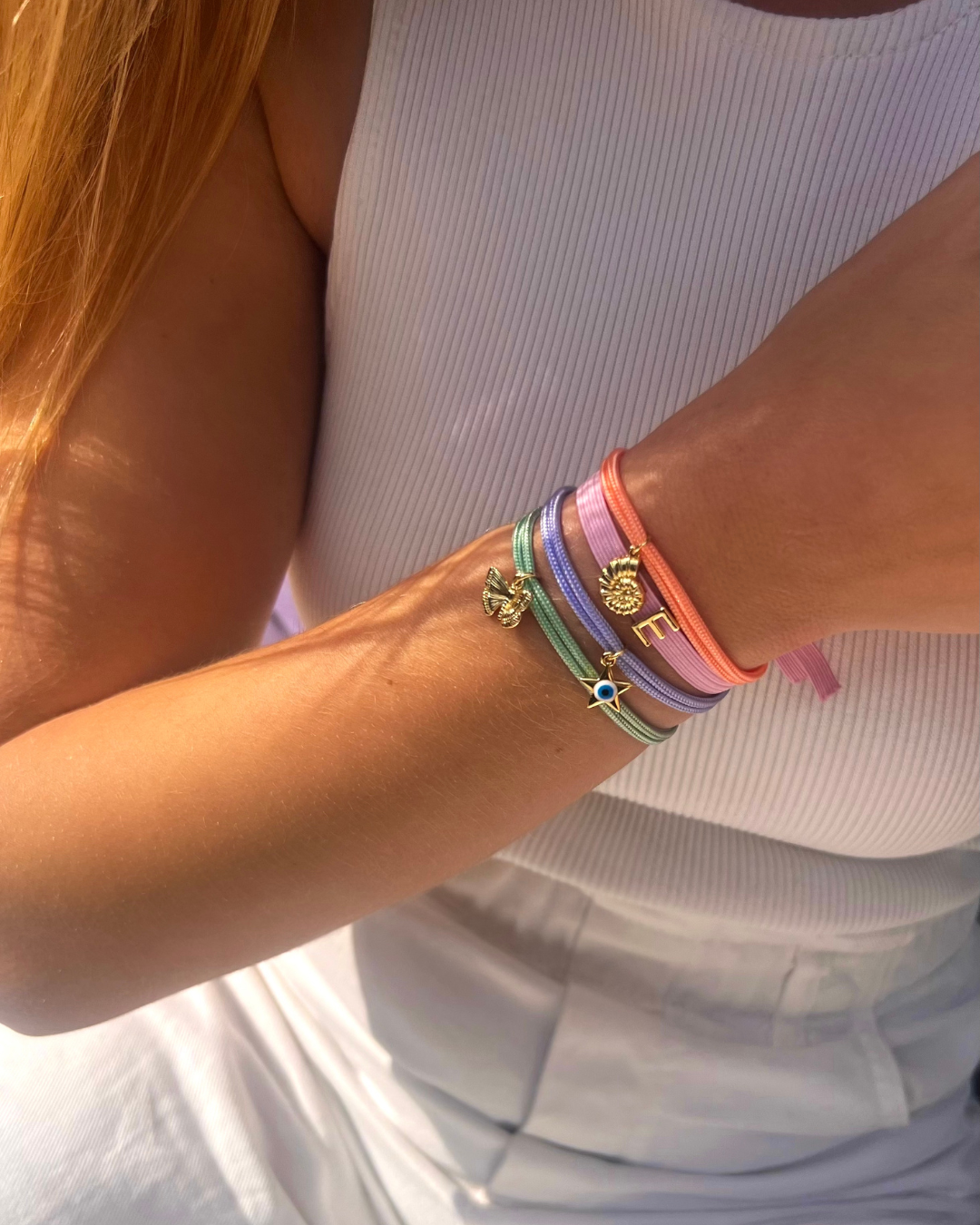 Nylon butterfly bracelet