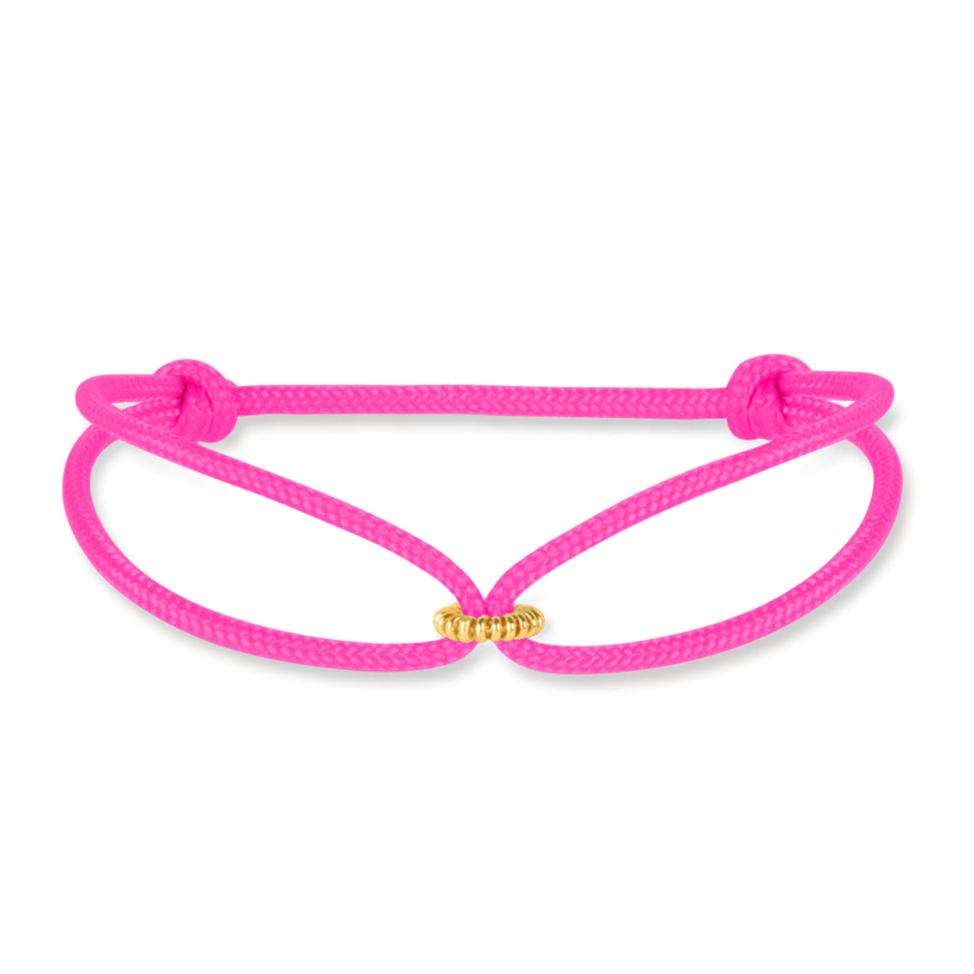 Limited nylon twisted circle bracelet