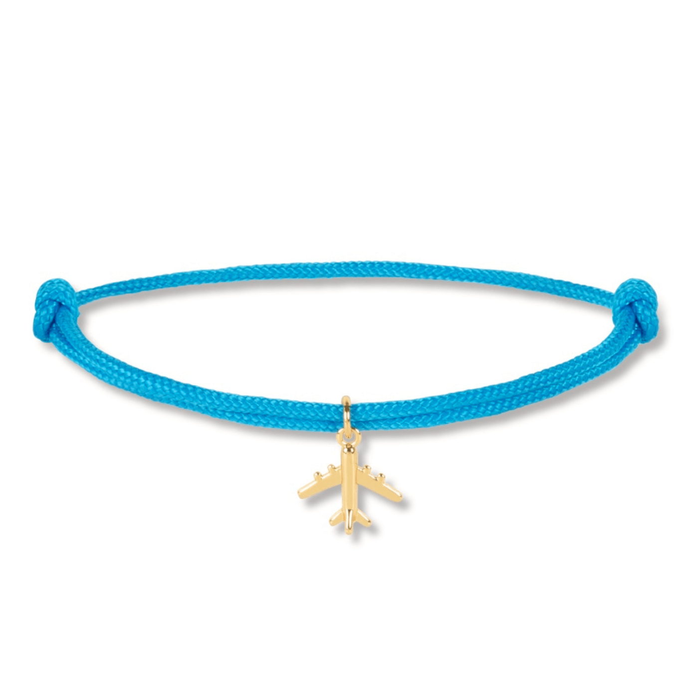 Satin airplane bracelet - Bytrend.nl