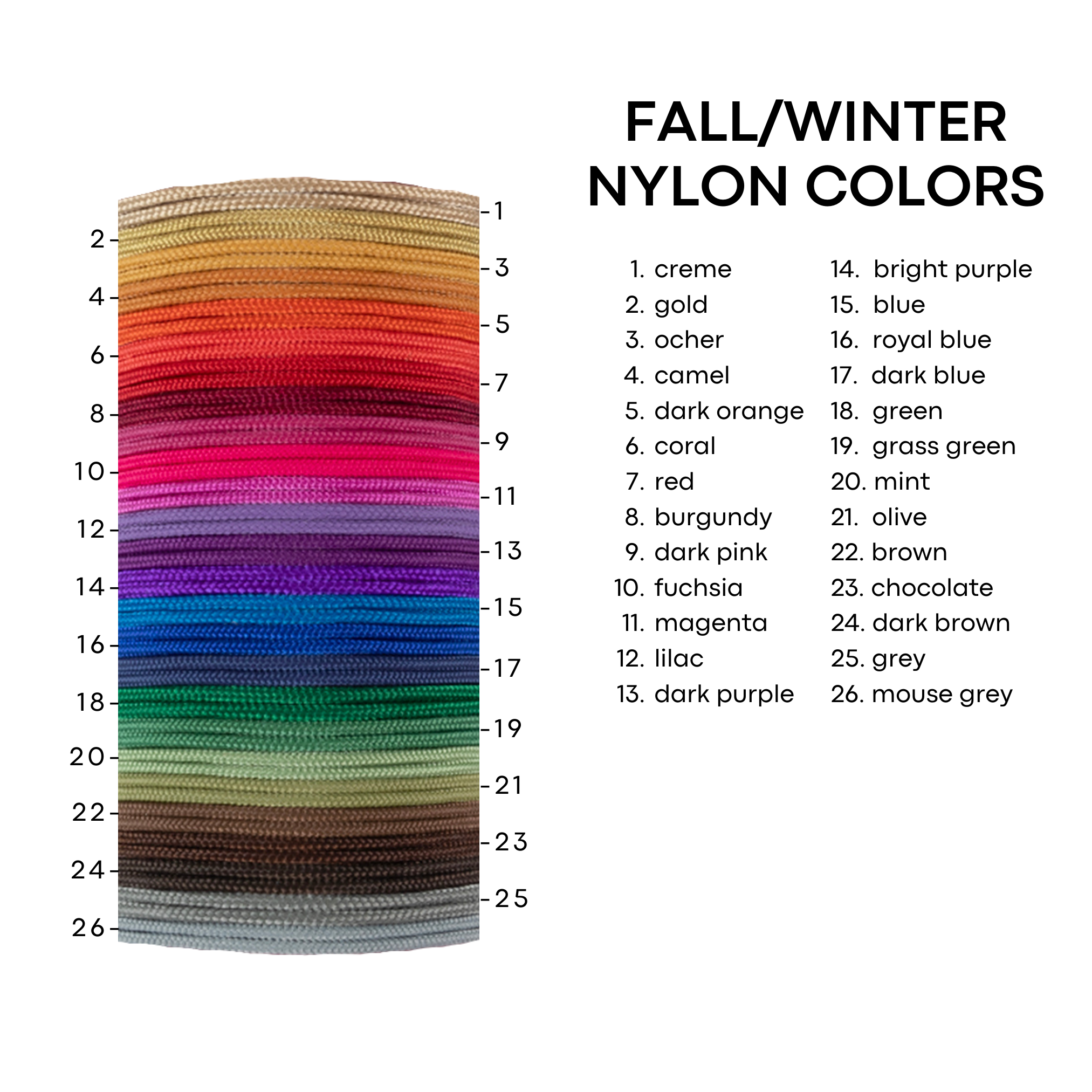 Limited nylon bloom bracelet